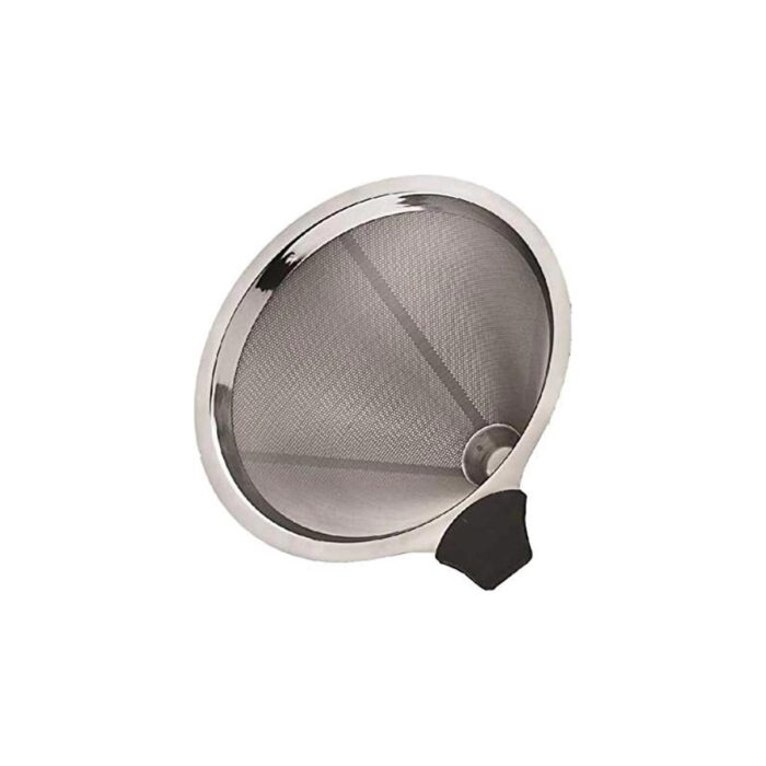 Çelik Kahve Filtresi - Tekrar Kullanılabilir Huni Filtre - Görsel 3