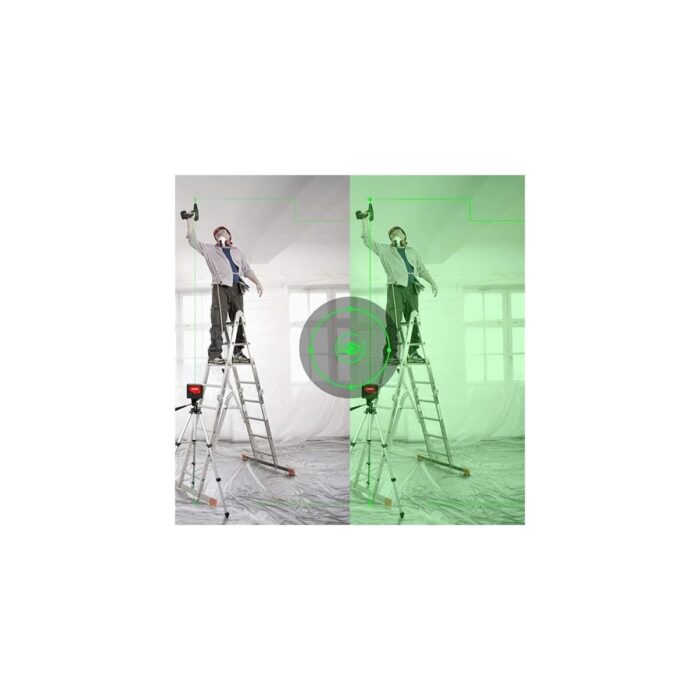 KBL1G Yeşil Çizgi Lazer Izleme ve Epilasyon Gözlüğü, Yeşil/siyah - Görsel 4