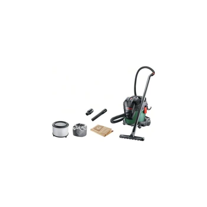 110001208283288.jpg Universalvac 15 Islak ve Kuru Toz Emme Makinesi, 1000 Watt, Kutuda, Siyah - Görsel 1