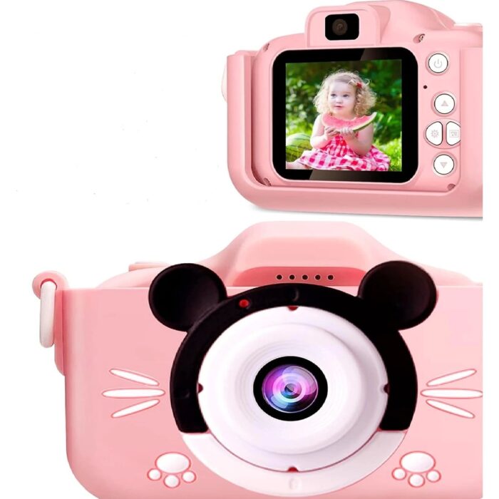 110001208798679.jpg SP Çocuk Dijital Fotoğraf Makinası 20 Mp Video Kaydedici 2.0 Inç Çift Kameralı - Lisinya - Görsel 1