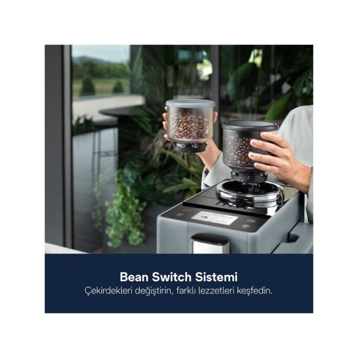 Delonghi Rivelia Serisi EXAM440.55.G Tam Otomatik Kahve Makinesi - Gri - Görsel 3