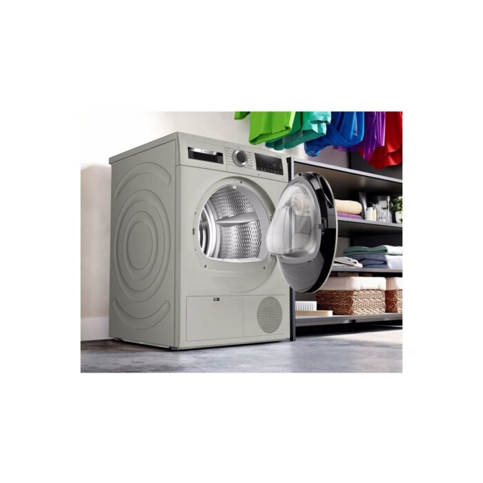 Bosch 9 Kg A++ Enerji Sınıfı Isı Pompalı Kurutma Makinesi - Dijital Kontrol Paneli, Inox Renk, 64 dB Sessiz Çalışma - Görsel 2