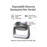 BGG Tech Taşınabilir 4K Destekli Projeksiyon Apollon P1 Bataryalı 1080P Android Projektör