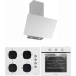 Silverline Beyaz 65 cm Ocaklı Dijital Fırınlı Ankastre Set (3481 Flam - CS5700E7W01 - BO6503W01 )