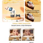 Harvox K2 Bataryalı Projeksiyon Cihazı Taşınabilir 4K Destekli 1080P Android Sistemli Projektör - Görsel 3