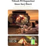Harvox K2 Bataryalı Projeksiyon Cihazı Taşınabilir 4K Destekli 1080P Android Sistemli Projektör - Görsel 4