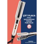 Goldmaster Twinpro Dijital Ekranlı Keratin Seramik Çift Plakalı Iyonik Saç Düzleştirici