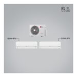 LG 1+2 Multi Sistem / 12+12 Iç Üniteler = 1 Adet Dış Ünite Al Thinq Wi-Fi Kontrolü Teknolojisi