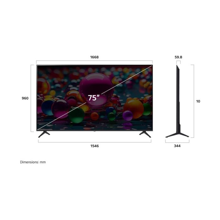 LG 75UA85006 75'' 190 Ekran Uydu Alıcılı 4K Ultra HD  webOS Smart TV - Görsel 4