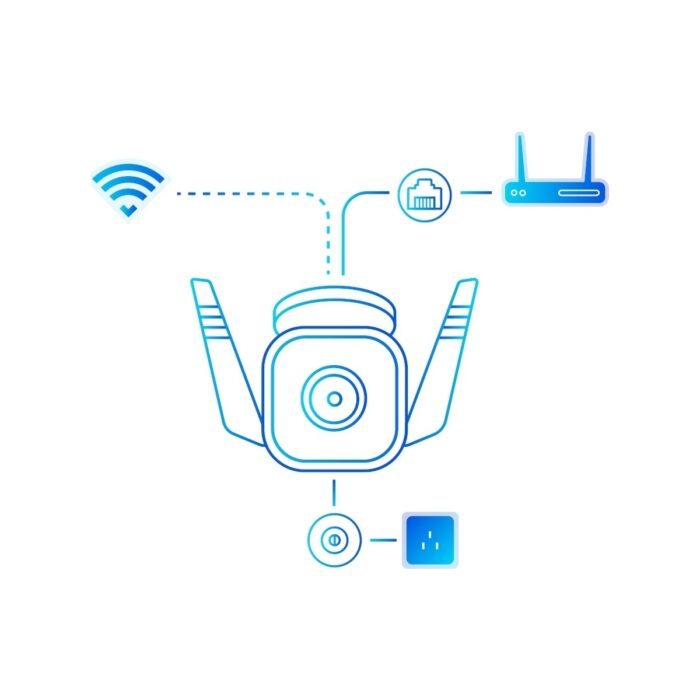 TP-Link Tapo C310 3MP Gece Görüşlü 128GB Micro SD Destekli Wi-Fi Kamera - Görsel 4