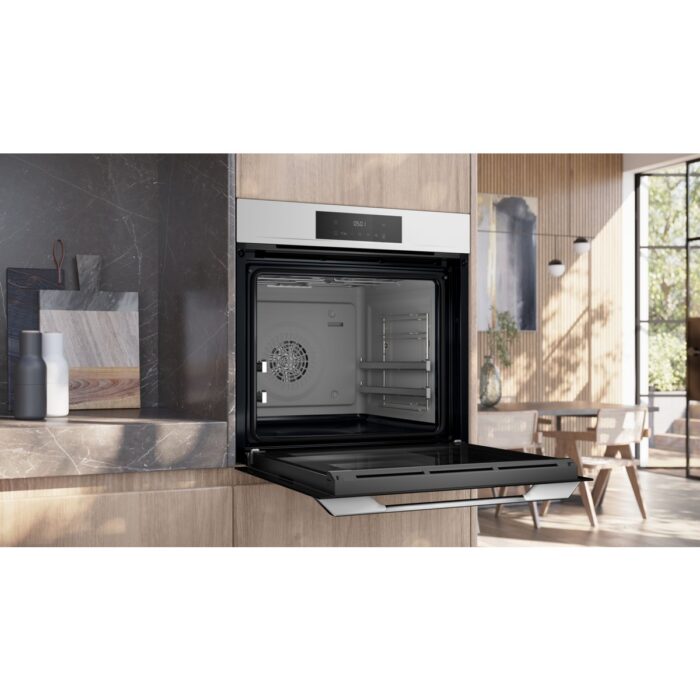 Siemens Beyaz Ankastre Set (HJ852GYW0T Kendini Temizleyen Fırın EO6C2PP30O Ocak LC66KPJ20T Davlumbaz)) - Görsel 5