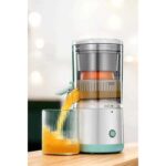 Katı Meyve Sıkacağı Taşınabilir USB Şarjlı Pratik Paslanmaz Çelik Bıçaklı - Görsel 4