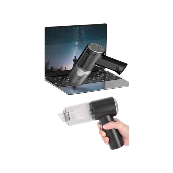 Oto Araç Ev Taşınabilir El Tipi Süpürge Mini Araç Süpürgesi Vakumlu - Görsel 3