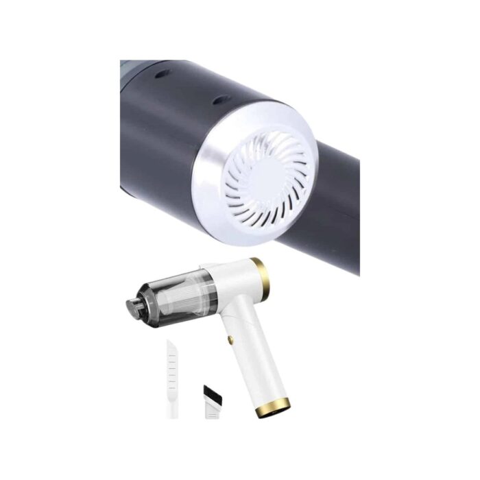 Vakumlu Süpürge Şarjlı Elektrikli Mini Taşınabilir Uzun Ömürlü Hazneli - Görsel 5