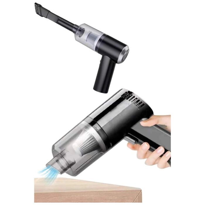 Araç Içi Süpürge Kablosuz Şarjlı Elektrikli Süpürge Elde Taşınabilir - Görsel 5