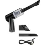 Yeni Nesil Kablosuz Şarjlı Portatif Ev Araba Ofis Masa Süpürgesi 3 In 1 - Görsel 3