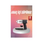 Şarjlı Çok Fonksiyonlu El Süpürgesi Mini Vakumlu Araç Süpürgesi - Görsel 2