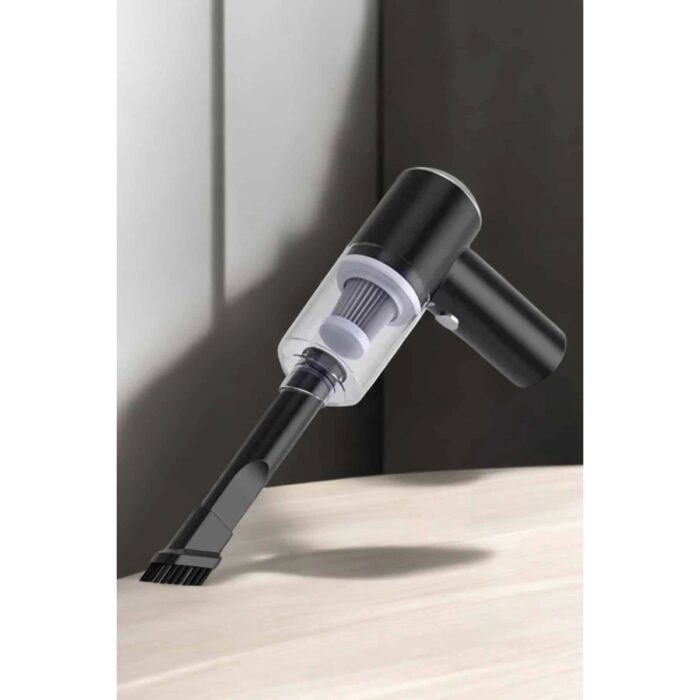 Üflemeli Güçlü Vakumlu Ev Ofis Araç Süpürgesi El Süpürgesi Şarjlı - Görsel 4
