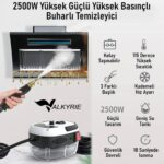 Valkyrie 2500W Yüksek Basınçlı Buharlı Temizleyici 115°C 3 Başlık Ayarlanabilir Güç Derin Temizlik Makinesi - Görsel 4