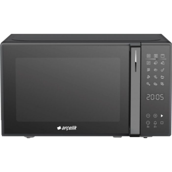 Arçelik Solo Mikrodalga Fırın 20 L 1000 W Izgara Fonksiyonlu Dijital Saatli Siyah Enerji Tasarrufu - Görsel 3