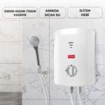 King K 7008 Ekvator Ani Su Isıtıcı 7000 W Güç 8 Litre Kapasite ile Hızlı Isıtma