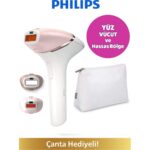 Philips 5 Işık Seviyesi, Kablosuz Yüz, Vücüt ve Hassas Bölge Bakım & Akıllı Lazer Premium Epilasyon Seti