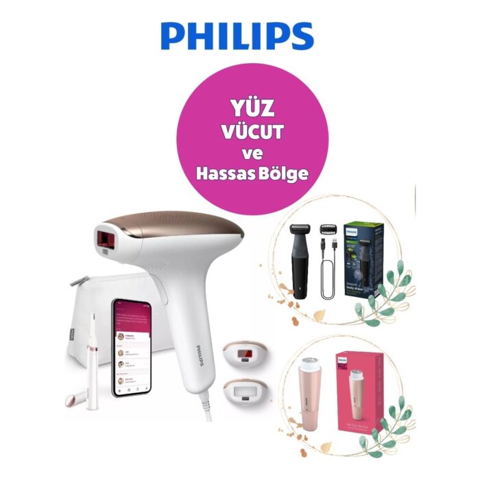 110001214027304.jpg Philips Lumea Advanced 7000 Serisi Ipl Epilasyon, Cilt Tonu Sensörlü -Yüz Vucüt Hassas Bölge Etkili Lazer Epilasyon Cihazı+Çantalı, Kaş Düzeltici - Görsel 1