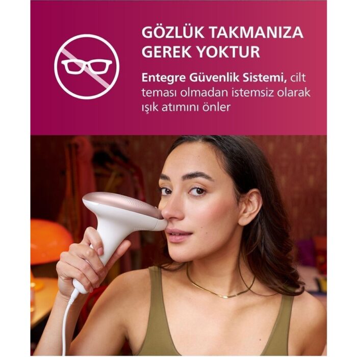 Philips Lumea Advanced 7000 Serisi Ipl  Epilasyon, Cilt Tonu Sensörlü -Yüz Vucüt Hassas Bölge Etkili Lazer Epilasyon Cihazı+Pürüzsüz Cilt Etkisi - Görsel 4