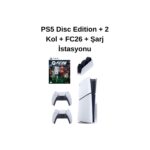 Sony Playstation 5 Cd'li + 2 Dualsense + FC26 CD (Türkçe) + Şarj Istasyonu - Görsel 2
