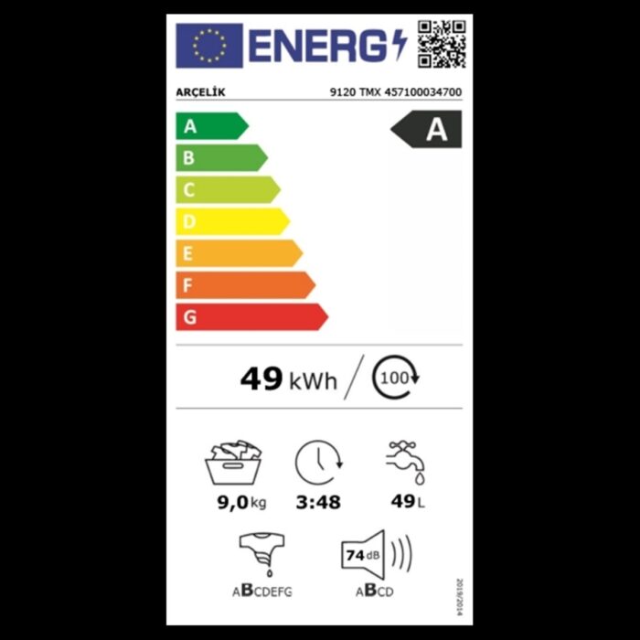 Arçelik 9120 Tmx 9 kg Çamaşır Makinesi - Görsel 2