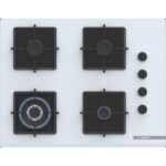 Bosch Beyaz 3 Lü Ankastre Set 355 ( HUA736EV0T - POH7C2P30O - DWK64PJ20T  ) 67CM Wok Bek Ocak - Buhar Destekli Fırın - Pişirme Matı ile Birlikte - Görsel 3