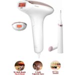 Philips Ipl Lazer Epilasyon Cihazı, 2 Akıllı Başlık (Vücut ve Yüz Başlığı), Cilt Tonu Sensörü, Compact Kalem Düzeltici, Uzun Ömürlü Kullanım+ Lambader (Onerous)