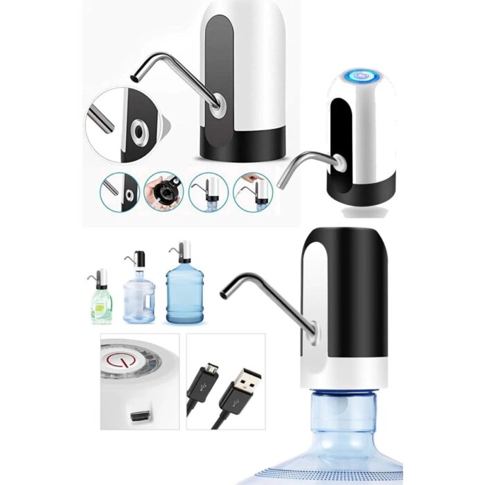 110001214927389.jpg Newstore Home Şarjlı Otomatik Damacana Su Pompası - Görsel 1