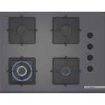 Bosch Gri 3 Lü Ankastre Set 357 ( HJG852YN0T - POH7C9P30O - DWK64PJ70T ) 67CM Wok Bek Ocak - 3D Fry Hava ile Kızartma - Pişirme Matı ile Birlikte - Görsel 3