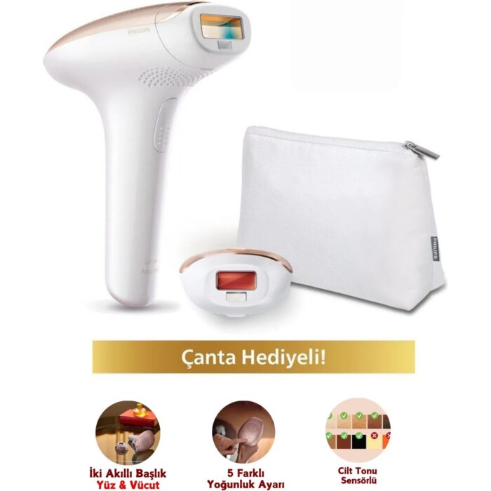 110001215027990.jpg Philips lumea Advanced Ipl Tüy Alma Cihazı, 2 Ayrı Başlıklı (Yüz & Vücut) Cilt Tonu Sensörlü Lazer Epilasyon Cihazı + Lambader (Onerous) - Görsel 1