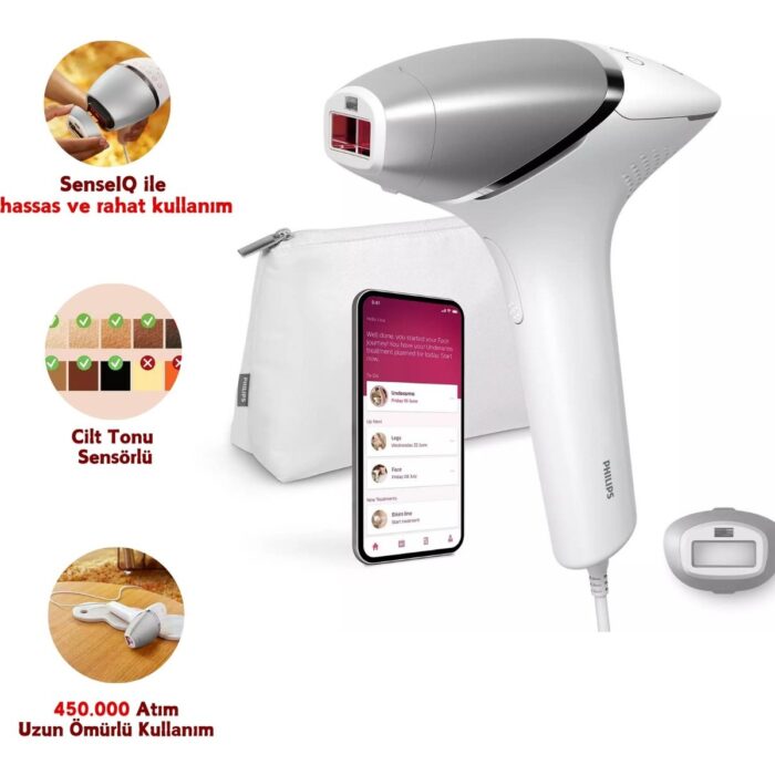 110001215251872.jpg Philips lumea Lazer Epilasyon Ipl Tüy Alma Cihazı, Senseıq Teknolojili, 1 Akıllı Başlık, Uzun Kablo ile Esnek Kullanım, Cilt Tonu Sensörlü + Lambader (Onerous) - Görsel 1