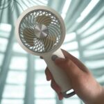 Narnuga USB ile Şarj Olabilen 3 Ayarlı Fan Modlu Çanta Tipi El Fanı (4887) - Görsel 5