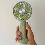 Narnuga Masa Üstü Standlı USB ile Şarj Olabilen 3 Ayarlı Fan Modlu Çanta Tipi El Fanı (4887) - Görsel 4