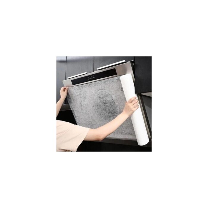 VeraGlobe 2li Yağ Emici Duman Önleyici Pratik Mutfak Davlumbaz Koruyucu Dayanıklı Yedek Filtre 45X90CM - Görsel 2