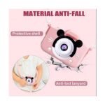 Senson Çocuk Dijital Fotoğraf Makinası 20 Mp Video Kaydedici 2.0 Inç Çift Kameralı - Lisinya - Görsel 3