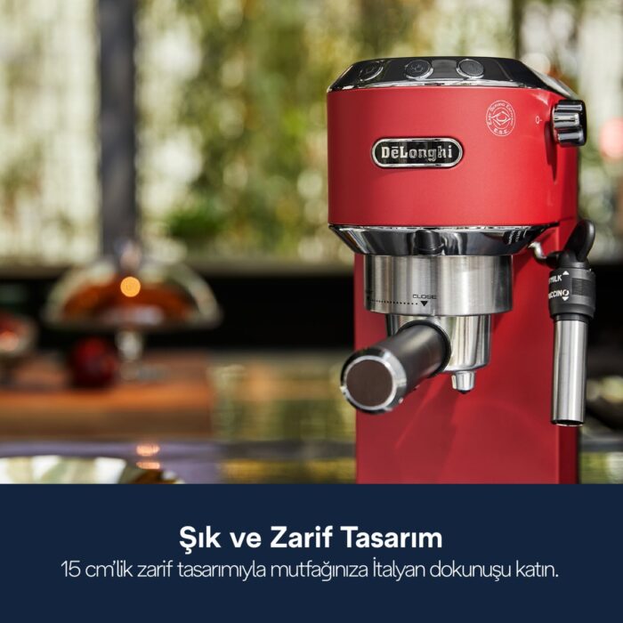 DeLonghi Dedica Manuel Espresso Makinesi EC 685.R - Görsel 5
