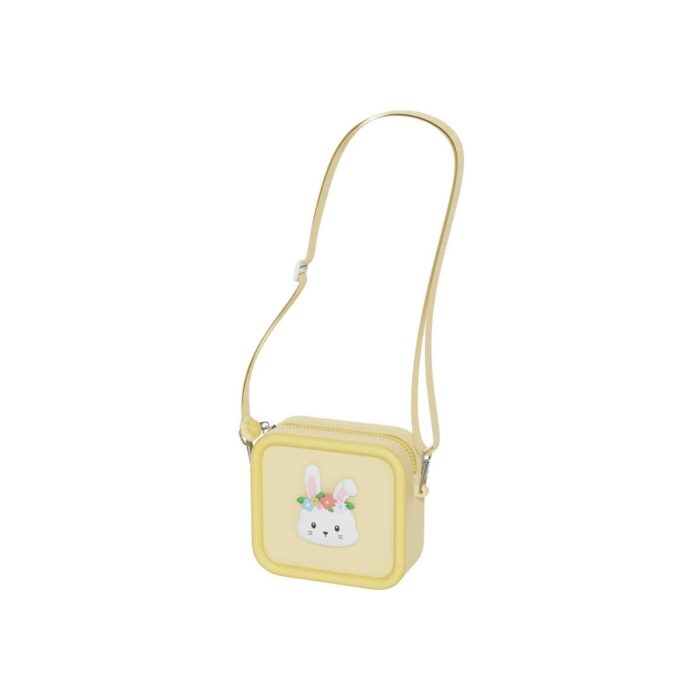 Zoo Family Rabbit Flower Silikon Çanta - Görsel 2