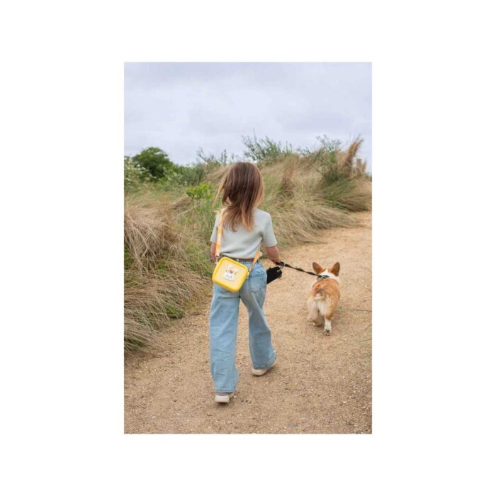 Zoo Family Rabbit Flower Silikon Çanta - Görsel 4