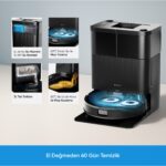 Şımart katya U Akıllı Robot Süpürge 10000PA Yüksek Emiş Gücü, Otomatik Mop Yıkama ve Kurutma - Görsel 4