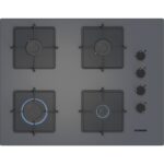 Siemens Antrasit Gri Ankastre Set (HJ852GYN0T Kendini Temizleyen Fırın EO7C8PP30O Ocak LC66KPJ70T - Görsel 4