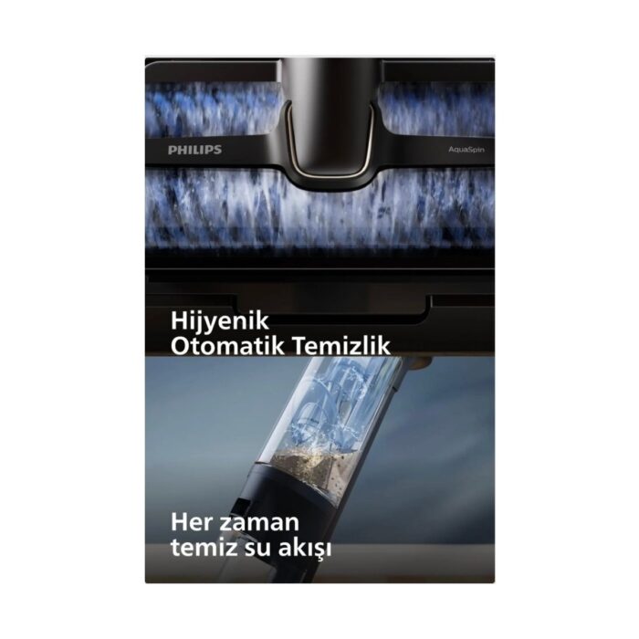 Philips Aqua Trio 9000 Serisi Islak&kuru Dikey Süpürge, Tek Süpürge 3 Işlem, Kendini Temizleme Fonksiyonu, Otomatik Temizlik,  + Aplik Lambader (Onerous) - Görsel 5