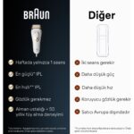 Braun 2 Akıllı Başlık ( Yüz & Vücut ) Yeni Nesil Kablolu Ipl Lazer Epilasyon Cihazı , Cilt Tonu Sensörlü, 400.000 Atış Uzun Ömürlü Kullanım - Görsel 3