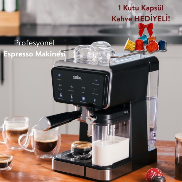 Sinbo SCM-2996 Espresso Kahve Makinası - Görsel 1