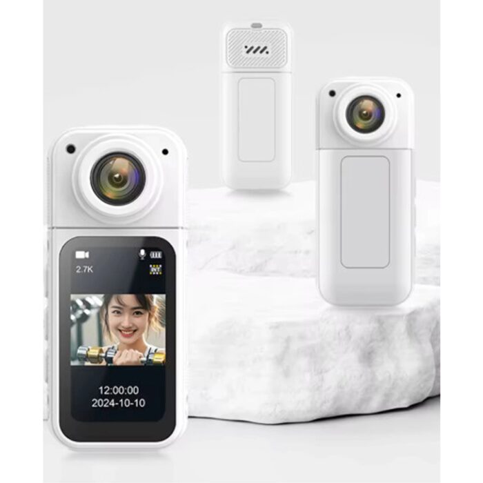 S70 Mıknatıslı Yaka Kamerası Hd Kalite, 30 Fps, Kolay Bağlantı, Boyun Askısı 2.7k Siyah - Lisinya - Görsel 2