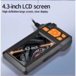 Ekranlı 3 Kameralı 10 mt Hafıza Kart Destekli Sert Kablo Yılan Endoskop Kamera 8 mm 4.3 Inc - Lisinya - Görsel 3